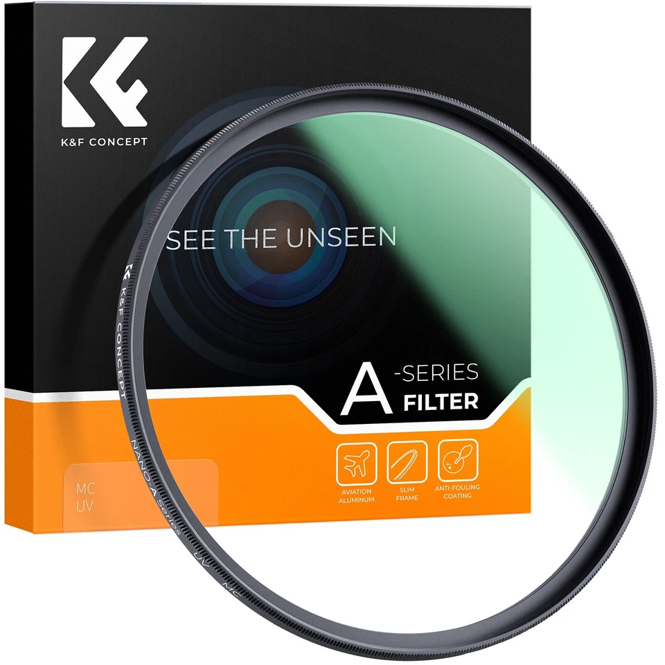 K&F Concept MC UV Protection Filter 37/40.5/43/46/49/52/55/58/62/67/72/77/82mm - Image 2 of 4