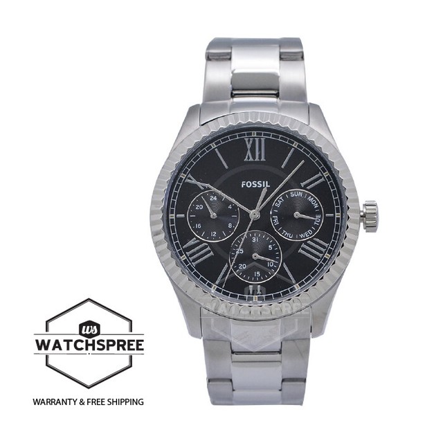 Fossil Silver Multi Dial Men Watch 