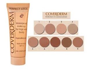 Coverderm Perfect Legs Colour Chart