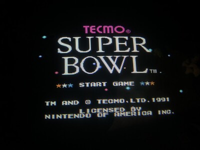 Nintendo Playchoice 10 Tecmo Super Bowl Cart Pc-10