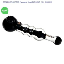 PHOENIX STAR Pipe Freezable chiller 7.5" with Glycerin Black NO DRAG 2025 🔥💨💥