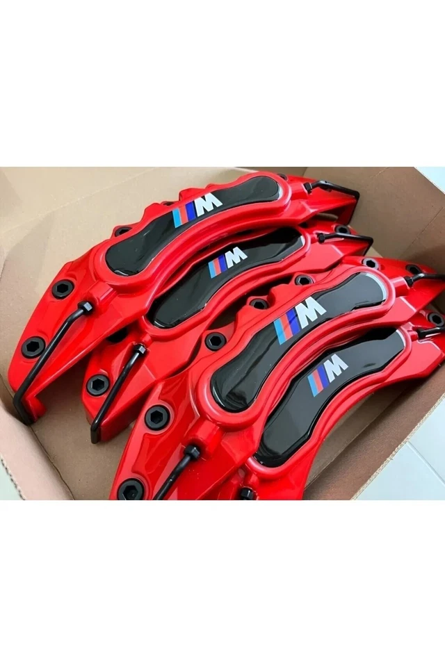 Brake caliper cover for BMW X1 X2 X3 X4 X5 X6 M3 M4 M2 M1 F30 F10 F20 E30 ... - Image 3 of 4