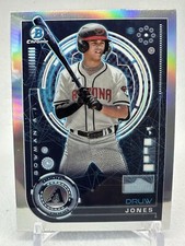 2024 Bowman Chrome DRUW JONES Silver Prizm #BAI-7 Refractor Card Rookie ARIZONA