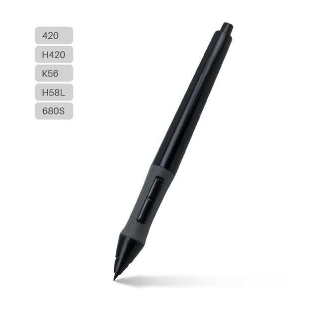 Huion P68 Professional Wireless Graphic Drawing Replacement Tablet Pen White For Sale Online Ebay