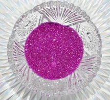 German GLASS GLITTER Fine 80 Deep Violet 1 Ounce Non Tarnishing
