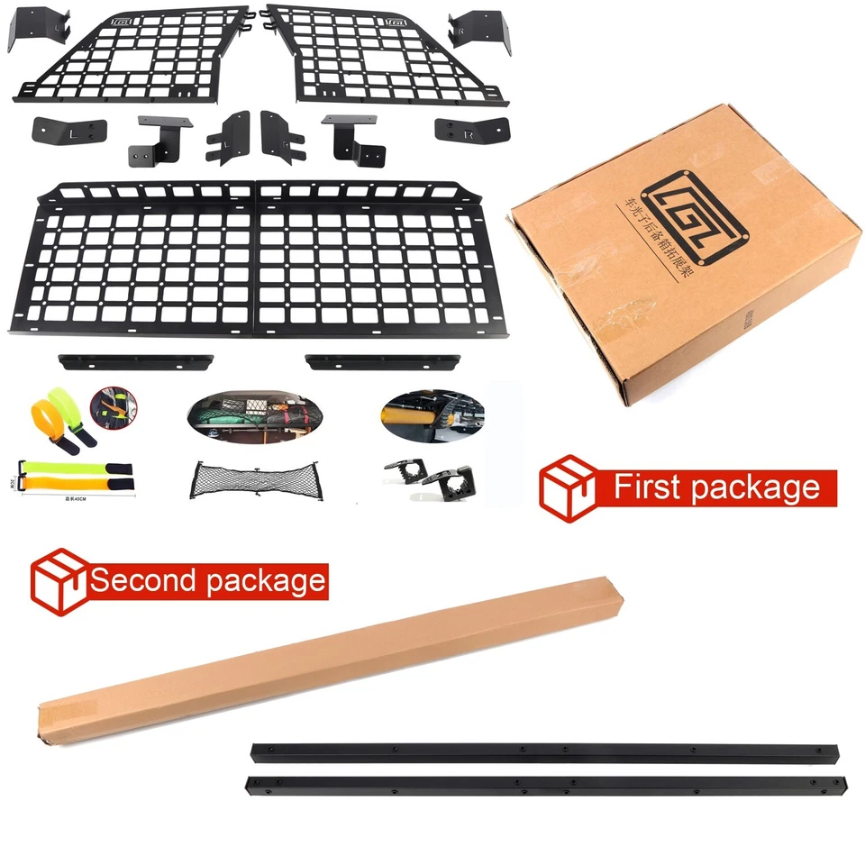 for Jeep Grand Cherokee WJ 1999-2004 Modular Storage Molle Panel Shelf Trunk - Image 4 of 4