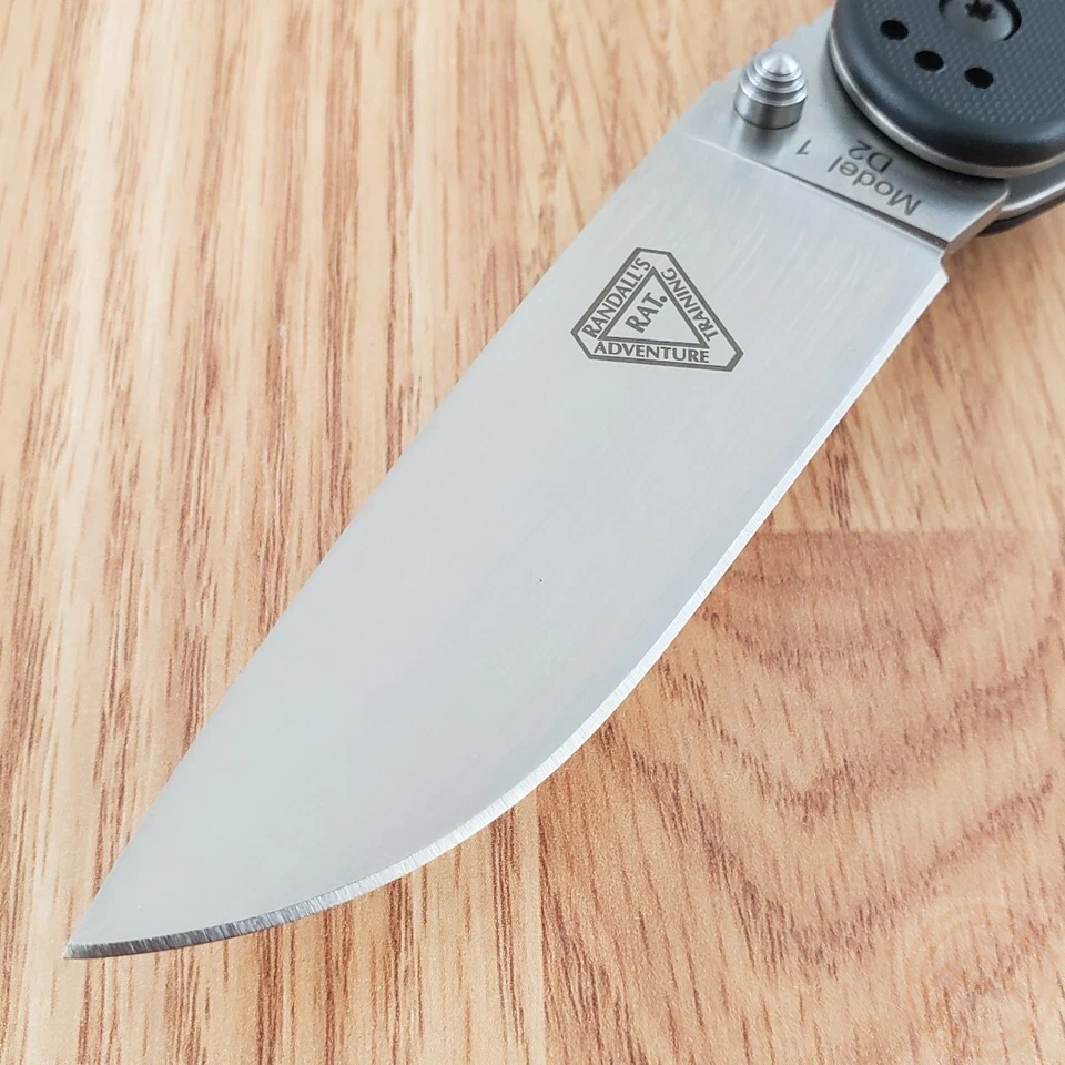 Ontario RAT 1 Folding Knife 3.5" Satin Finish D2 Tool Steel Blade Nylon Handle - Image 3 of 4