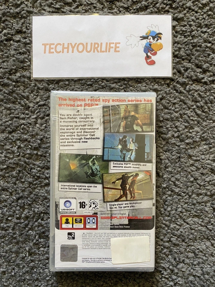 Brand New Factory Sealed Splinter Cell Essentials Sony PSP - PlayStation - Image 2 of 3