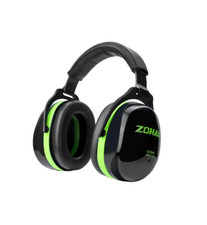 ZOHAN Casque Antibruit 28dB – Protection Auditive Confortable et Réglable Vert