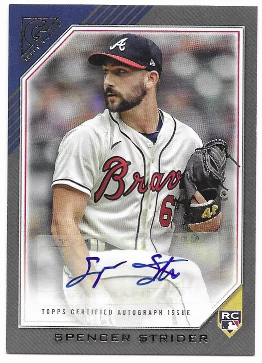 Topps スペンサー ストライダー auto Spencer Strider-