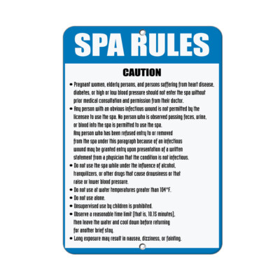 Vertical Metal Sign Multiple Sizes Pregnant Elderly Persons Suffering Disease