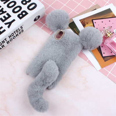 For iPhone 13 12 11 Pro Max XS Max X XR 8 7 Plus Case Soft Plush Fur Cover Skin