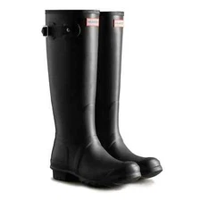 NEW! Women's Hunter Original Tall Rain Boots WFT1000RMA BLACK Size:6,7,8