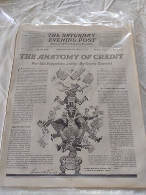 the saturday evening post magazine May 14,  1932
