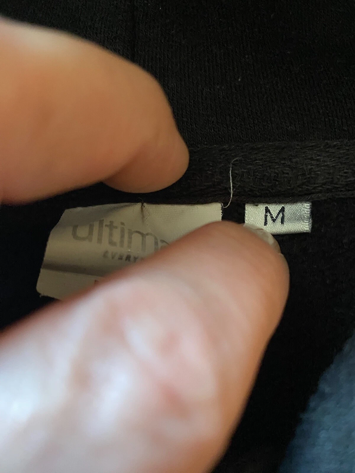 VETEMENTS Felpa con cappuccio Ultimate Everyday Apparel da uomo The Lions stampa den colore nero TAGLIA M