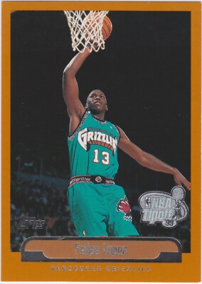 1999-00 Topps Tip-Off #130 Felipe Lopez Vancouver Grizzlies Basketball Card