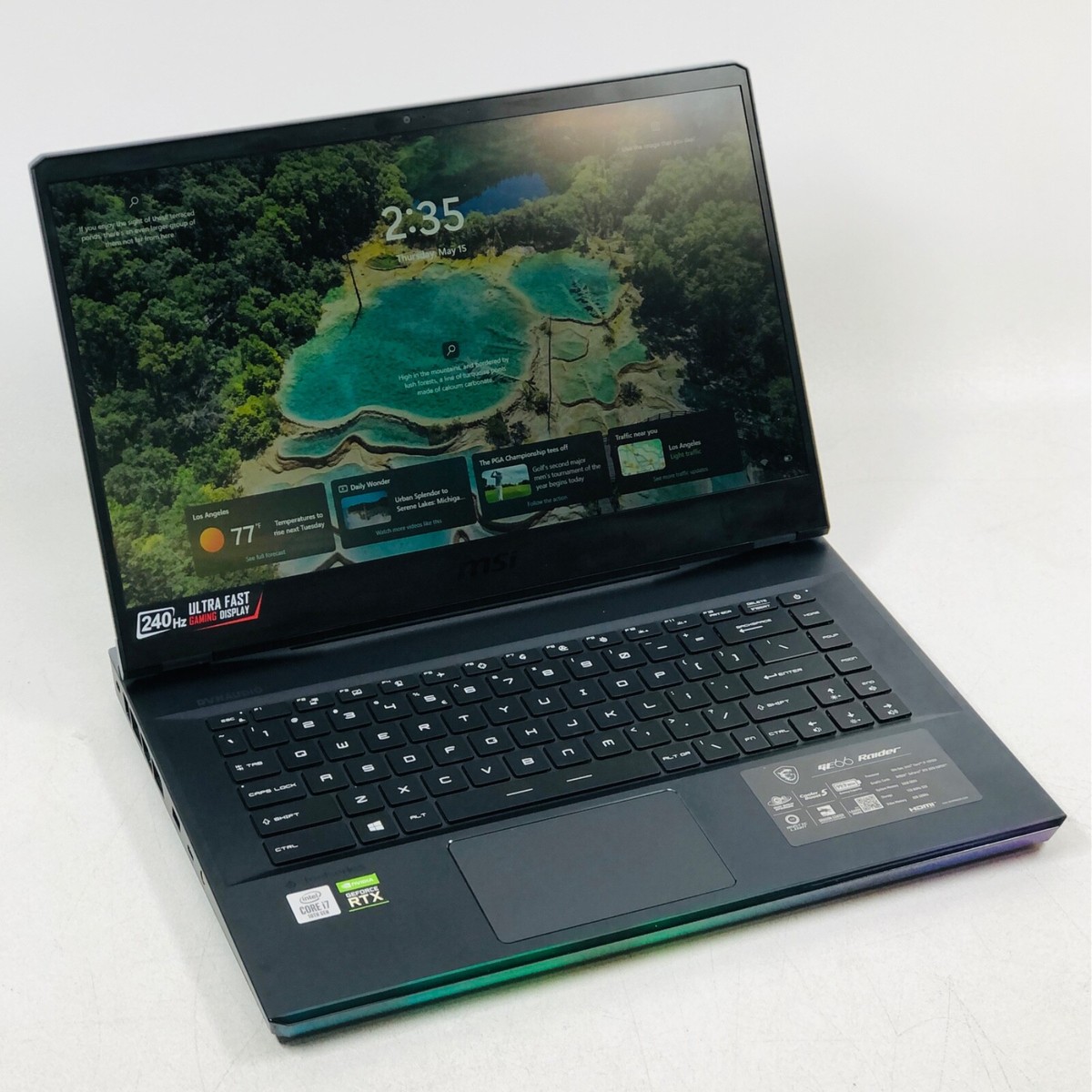 MSI GE66 Raider Gaming Laptop i7-10750H GeForce RTX2070