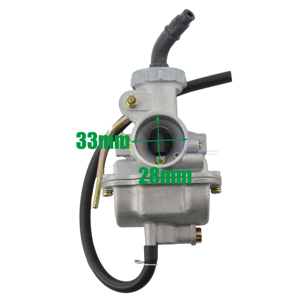Juego de carburador PZ20 para 50cc 70cc 90cc 110cc 125cc ATV Quad Dirt Pit Bike GoKart Foto 3 de 4