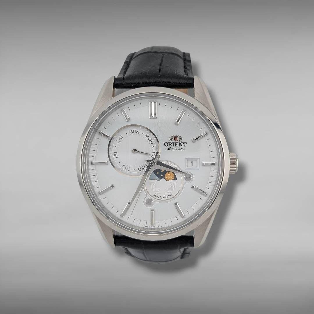 Orient Sun & Moon Skeleton Automatic Watch 41mm F… - image 4