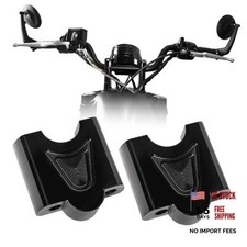 2" Handlebar Risers, Aluminum Alloy Handlebar Mount Clamp Compatible With