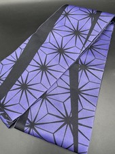 Kimono Konjaku Club Silk Belt Japanese Antique Japan