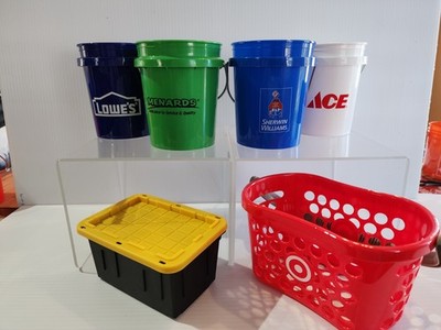 Sherwin Williams, Lowes, Menards, ACE, Teeny Tote, Target Basket 6 Pk