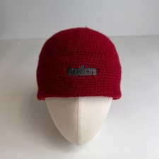 Burton Hat Men One Size Wool Knit Beanie Spell Out Snow Winter Run Gym Core Ex