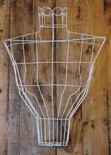 50-60s Vintage Wire Female Model Mannequin Bust Shop Retail Display