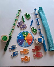Melissa  Doug Wooden Fishing Game