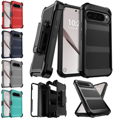 For Google Pixel 10 Pro/10 Pro XL Shockproof Case Heavy Duty Cover / Belt Clip