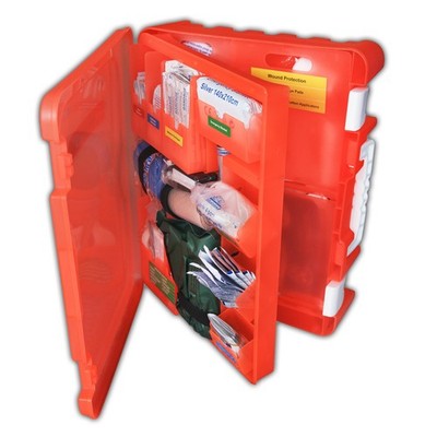 First Aid Kit, 100 Person Trauma Kit, 217 Pieces, ANSI 2021 Compliant, Exceed...