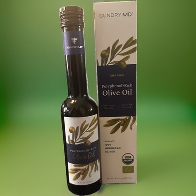Authentic Gundry MD-Polyphenol-Rich Extra Virgin Cold-Pressed Moroccan Olive Oil