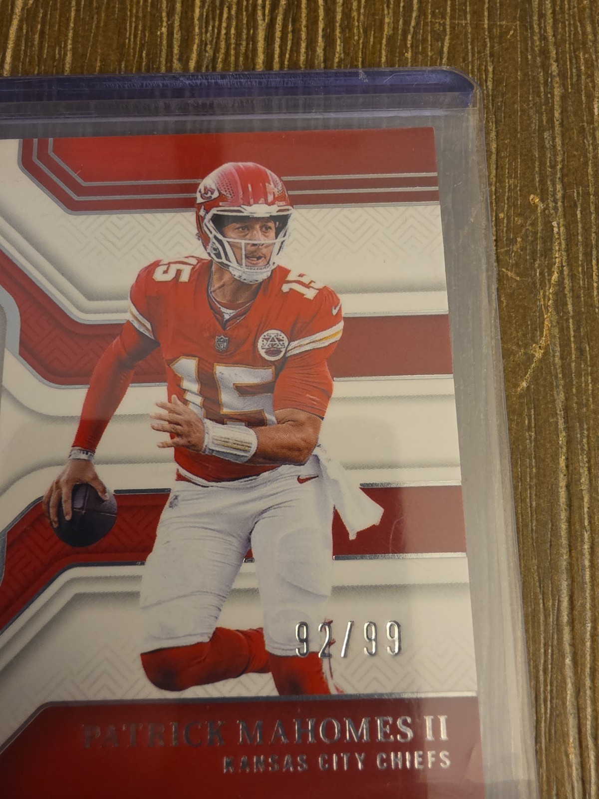 2024 Panini National Treasures /99 Patrick Mahomes II Tremendous Treasures Patch view 2