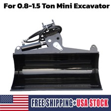31.5in Tilting Bucket Kit for Mini Excavator 800mm w/ Hydraulic Hoses & Pins USA