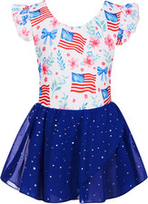 Ballet Leotards for Girls Dress Outfit Toddler Ballerina Dance Tutu with Sequine