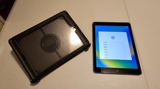 Apple iPad 5th Generation Silver, 32GB Wi-Fi, A1822 with Otterbox Defender case