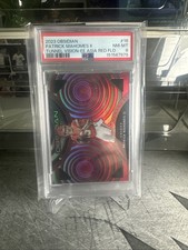 2023 Panini Obsidian Tunnel Vision Patrick Mahomes II #16 PSA 8