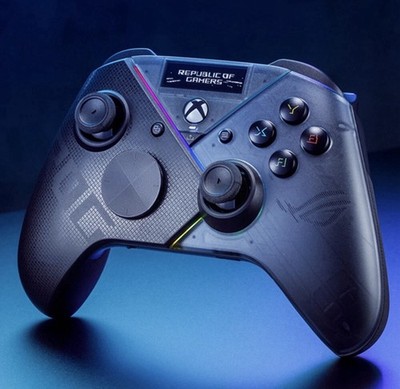 ASUS ROG Raikiri Pro OLED Display, Tri-Mode Connectivity, Xbox And Pc Controller