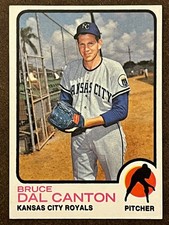 1973 Topps Baseball - #487 Bruce Dal Canton Royals Near Mint NM (Set Break)