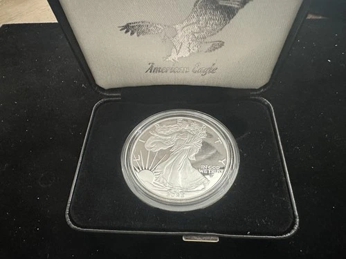 2025-W 1 Oz American Silver Eagle (Box & COA) West Point Mint - .999 Fine Silver