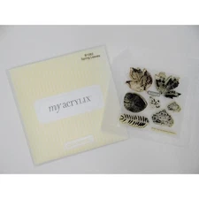 Close To My Heart Acrylix Stamp Set B1082 Spring Leaves Foliage Rustic Oak Fall