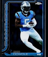 2025 Topps Chrome #43 Rico Dowdle Carolina Panthers
