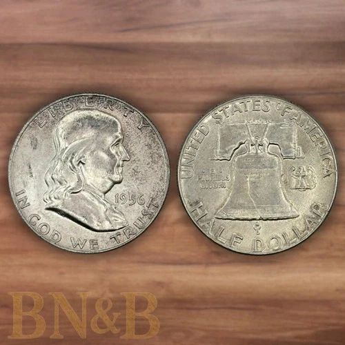 (1) Franklin 90% Silver Half Dollar Random Dates