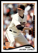 2014 Topps Update Javier Lopez San Francisco Giants #US-242