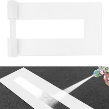 Parking Lot Line Stencil 4 x 88 inch Silicone Pavement Straight Line Stencil for