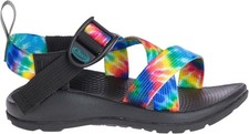 Chaco Unisex Kids Z1 Ecotread Sandal Adjustable Strap Buckle Tie Dye - 3 Big Kid