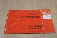 Deutz KS85D KS90DN Bedienungsanleitung 5459/811  1981 xb11184