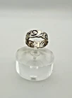 VTG Sterling Silver .925 Made in Mexico Cutout Scroll design -ring size 6