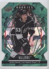 2022-23 Upper Deck Allure Rookies Green Rainbow Die-Cut 55/99 Jordan Spence 16kb