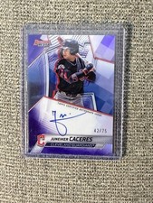 2025 Bowman's Best -JCAC Juneiker Caceres Best of 2025 Auto Purple Ref 42/75